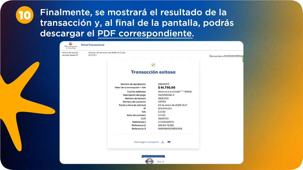 Paso 10 - pagos PSE
