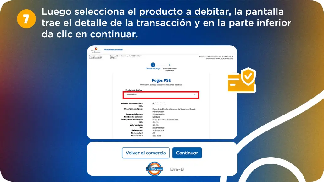 Paso 7 - pagos PSE